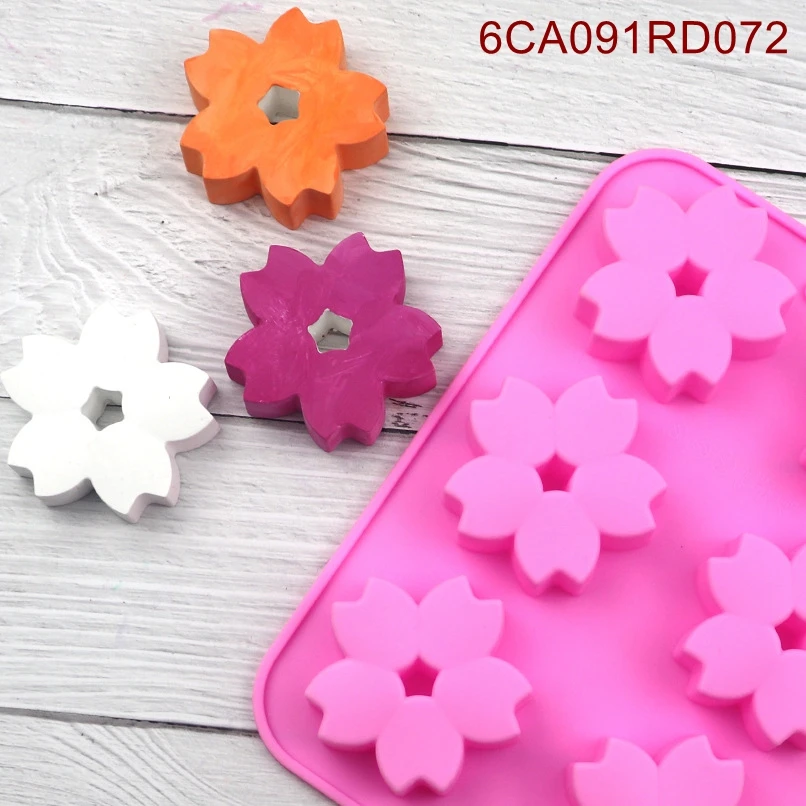 20 шт./партия силиконовые формочки для выпечки 6 отверстий