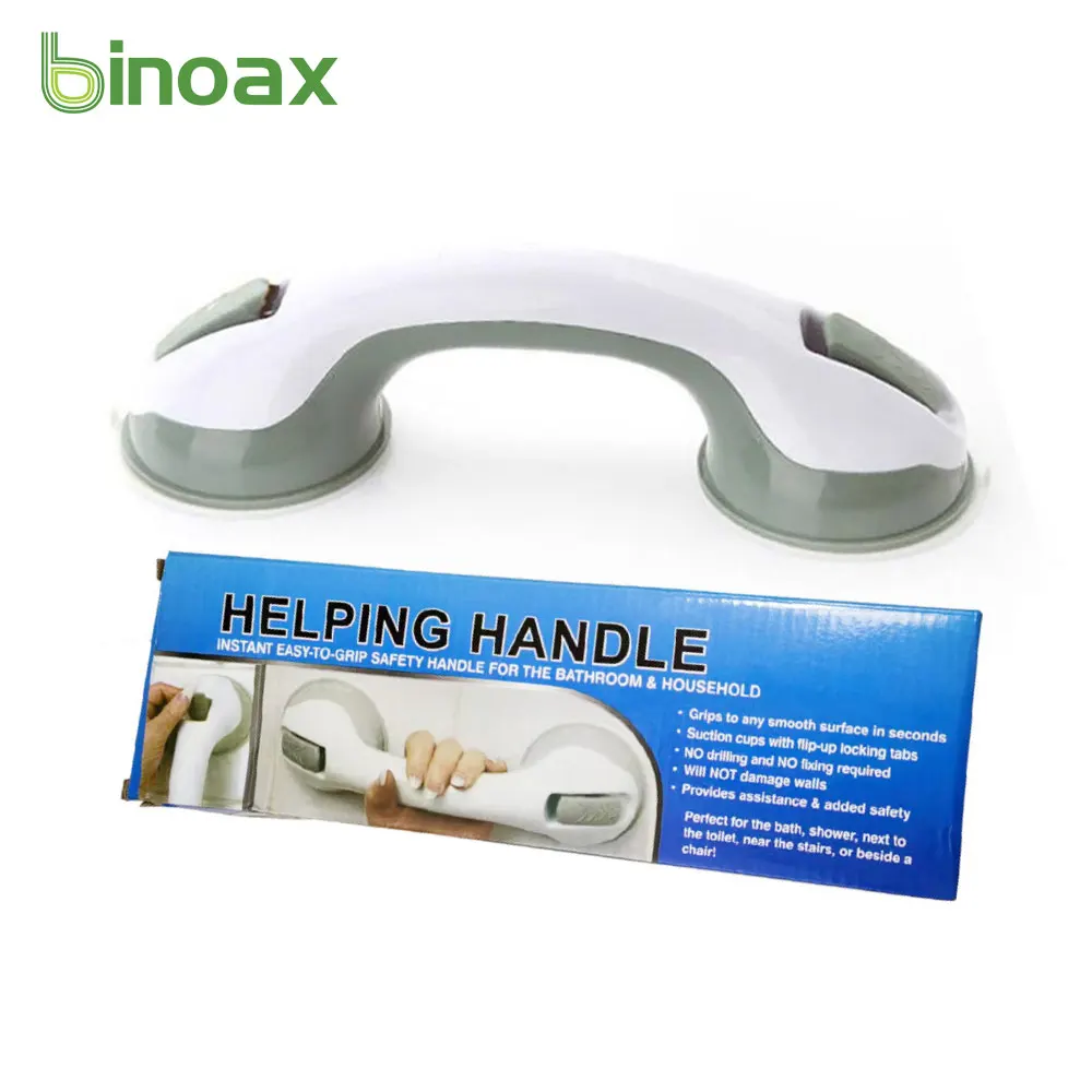 

Shower Handle Safety Helping Handle Anti Slip Support Toilet Bathroom Safe Grab Bar Handle Vacuum Sucker Suction Cup Handrail