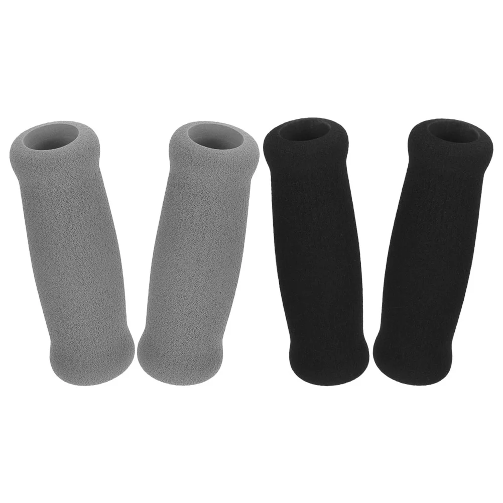 

4 Pcs Sponges Cane Handle Grip Replacement Accessories Grips Walking Nonslip for Crutch Handles Elder Non-slip
