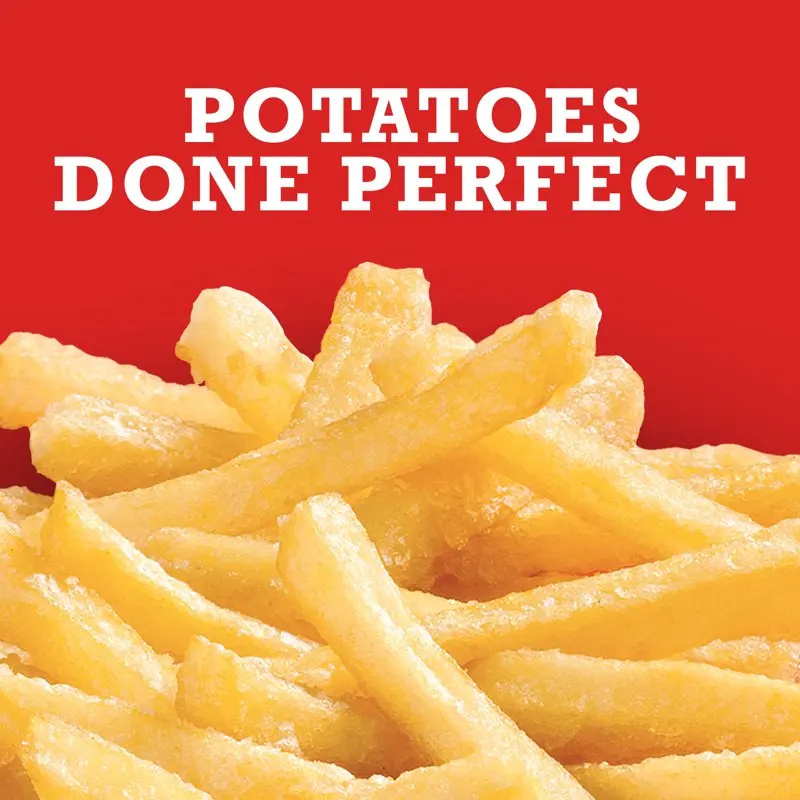 

Delicious, Value-Sized 4 lb Bag of Fast Food Crispy Fried Frozen French Fries - Extra Crispy!
