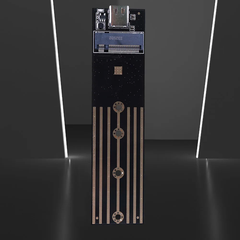 Фото Переходная плата M.2 к USB 3.1 типа C, 10 Гбит/с, 6 Гбит/с, адаптер SATA/NVME SSD-USB 3.1 типа C для 2230 2240 2260 2280 M2 SSD №3