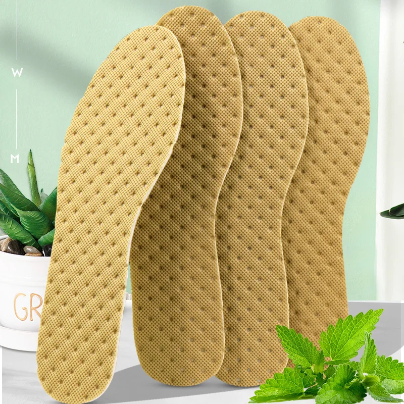 

2022 New 5 Pairs Deodorant Insoles Light Weight Shoes Pad Absorb-Sweat Breathable Bamboo Charcoal thin Sports Insoles Men Women