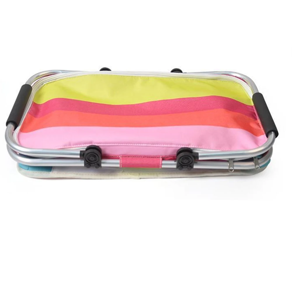 

Picnic Bag Portable Thermal Insulated Cooler Box Large Outdoor Camping Lunch Bag Outdoor Waterproof Thickened Aluminum Film Box