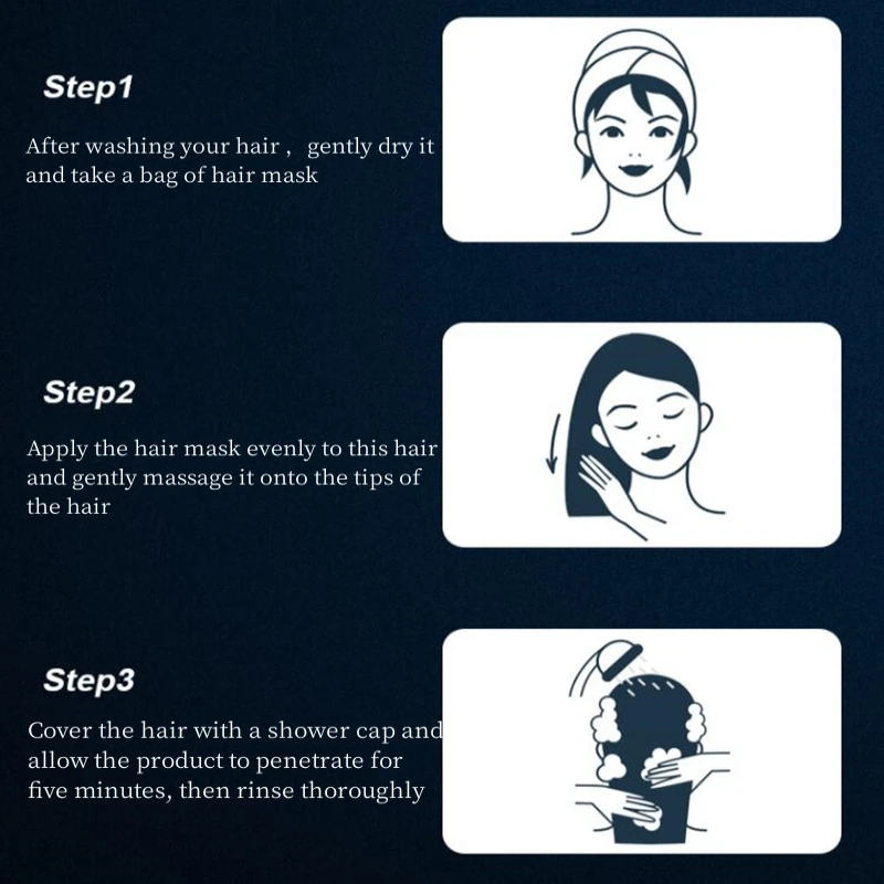 500 мл 5 секунд восстанавливающая поврежденная кератиновая маска для волос