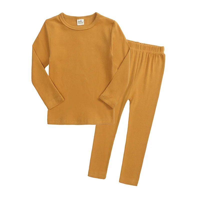 

Autumn Children Pants Sets Suits Cotton Long Sleeve T-shirt + Pants Boys Girls Casual Suits Clothes