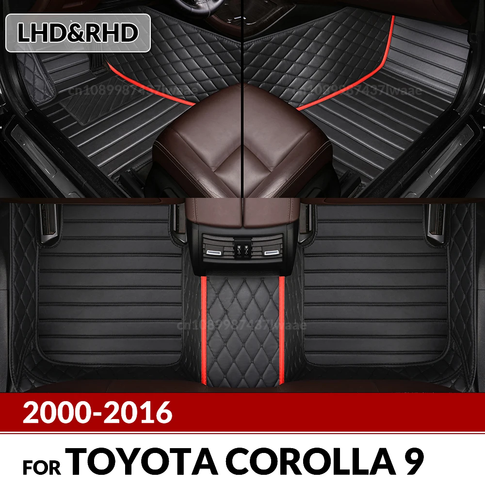 Автомобильные коврики для Toyota Corolla 9-го поколения 2000-2016 15 14 13 12 11 10 09 08 07 06 05 04 03 02