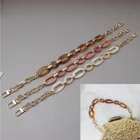 new acrylic shoulder bag strap chic resin chain strap for diy handbag handles detachable crossbody bag straps bag accessories