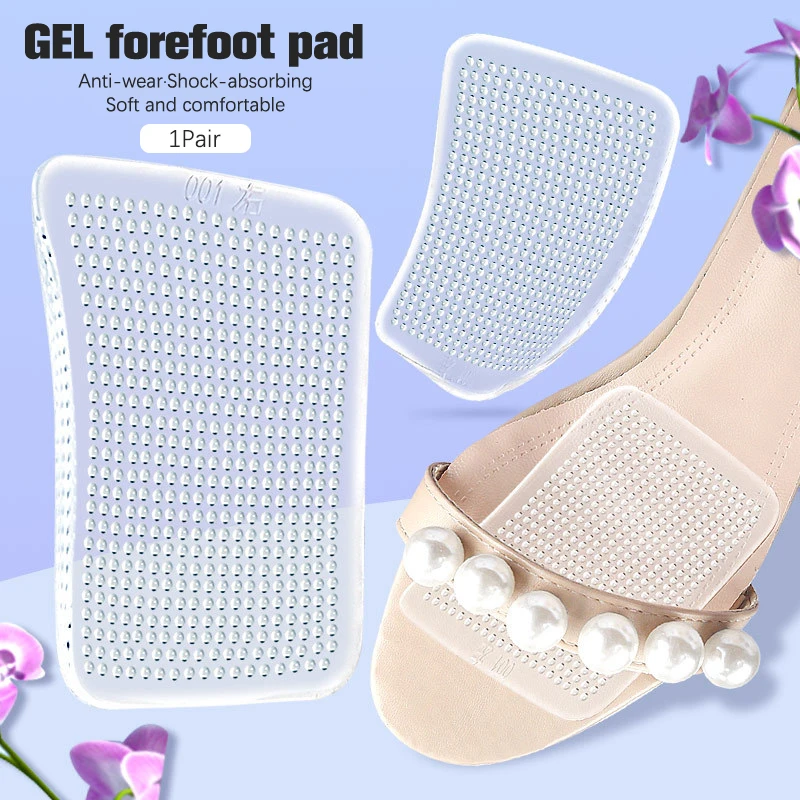 

1Pair Forefoot Pad Half Size Insole High Heels Shoe Insert Non-slip Cushion Reduce Pain Relief Shoe Pad Foot Support Sole