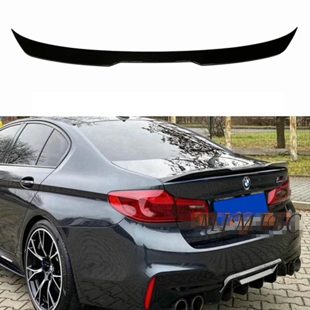 Фото Для G30 G38 M5 F90 Для BMW 5 серии 525i 530i ABS 2017-2023 PRO/MP/M4/M5/PSM стиль Автомобильный задний спойлер на крышу Крыло Комплект кузова Тюнинг №5