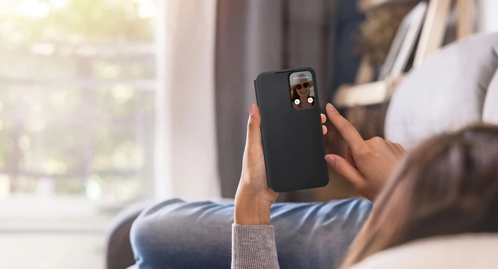 Фото Оригинальный чехол-книжка для Samsung S22 Ultra Smart View для Samsung Galaxy S22 +/S22 Plus, зеркальный светодиодный чехол для телефона, S-образные чехлы №3
