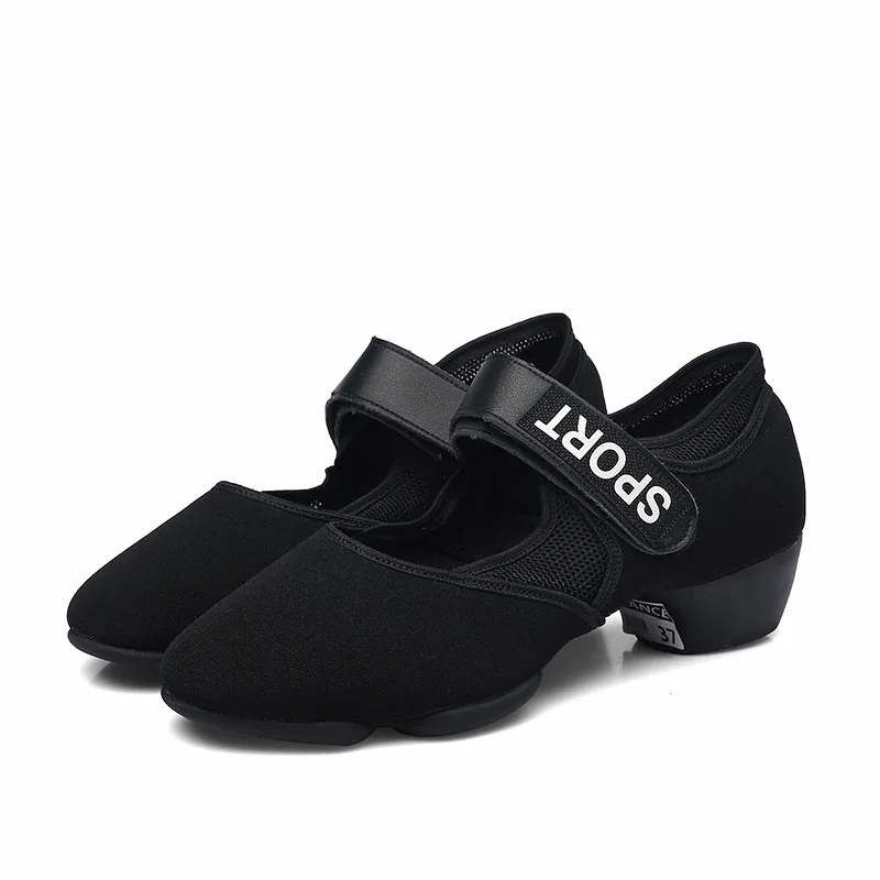 

Women Jazz Shoes Latin Dancing Shoes Ballroom Spring Autumn Woman's Modern Square Shoes For Ladies Female Oxford Dance Shoe