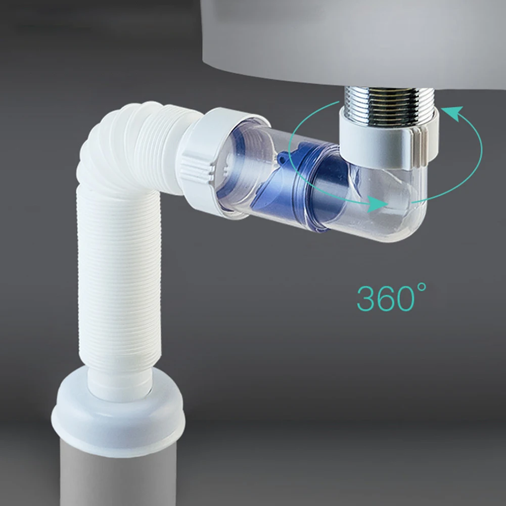 

1 Pc Sink Deodorant Launch Pipeline Kitchen Hose Strainer Drain Pipe For Hotels Apartments Homes Drainage Tool Accessories