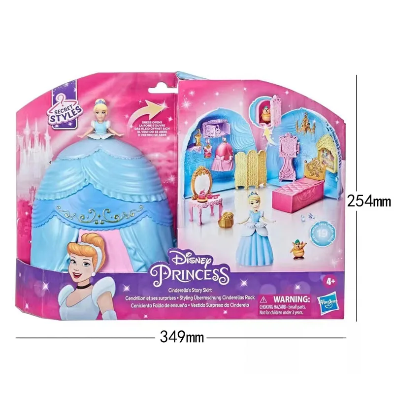 Hasbro Disney Princess Dolls Cindrealla Story Skirt Girls Play House Toys Action Figure Children Birthday Gifts images - 6