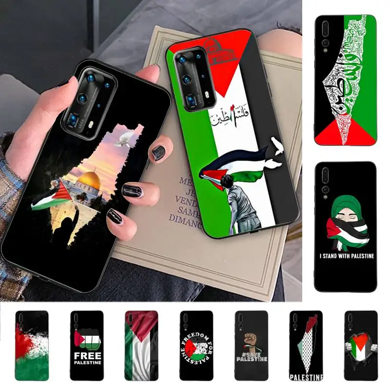 

Palestine Flag Phone Case for Huawei P30 40 20 10 8 9 lite pro plus Psmart2019