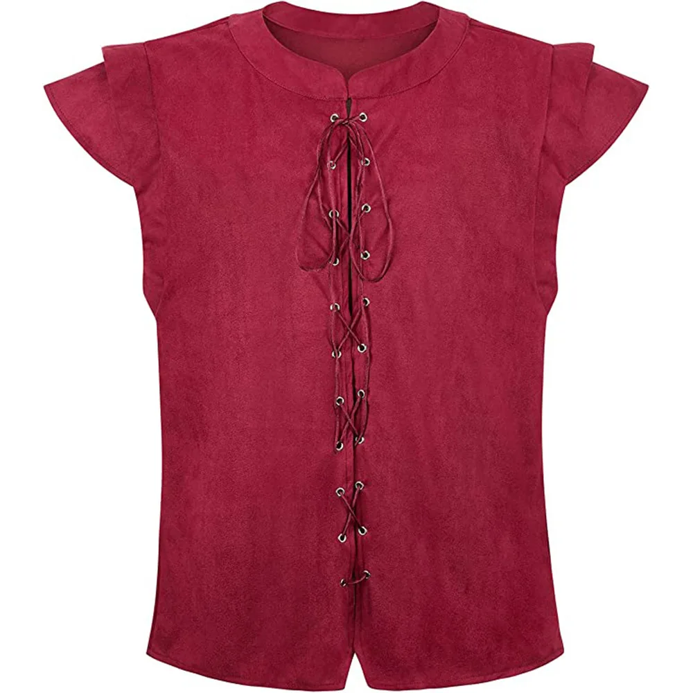 Мужской пиратский жилет в стиле Ренессанс средневековый стимпанк викинги