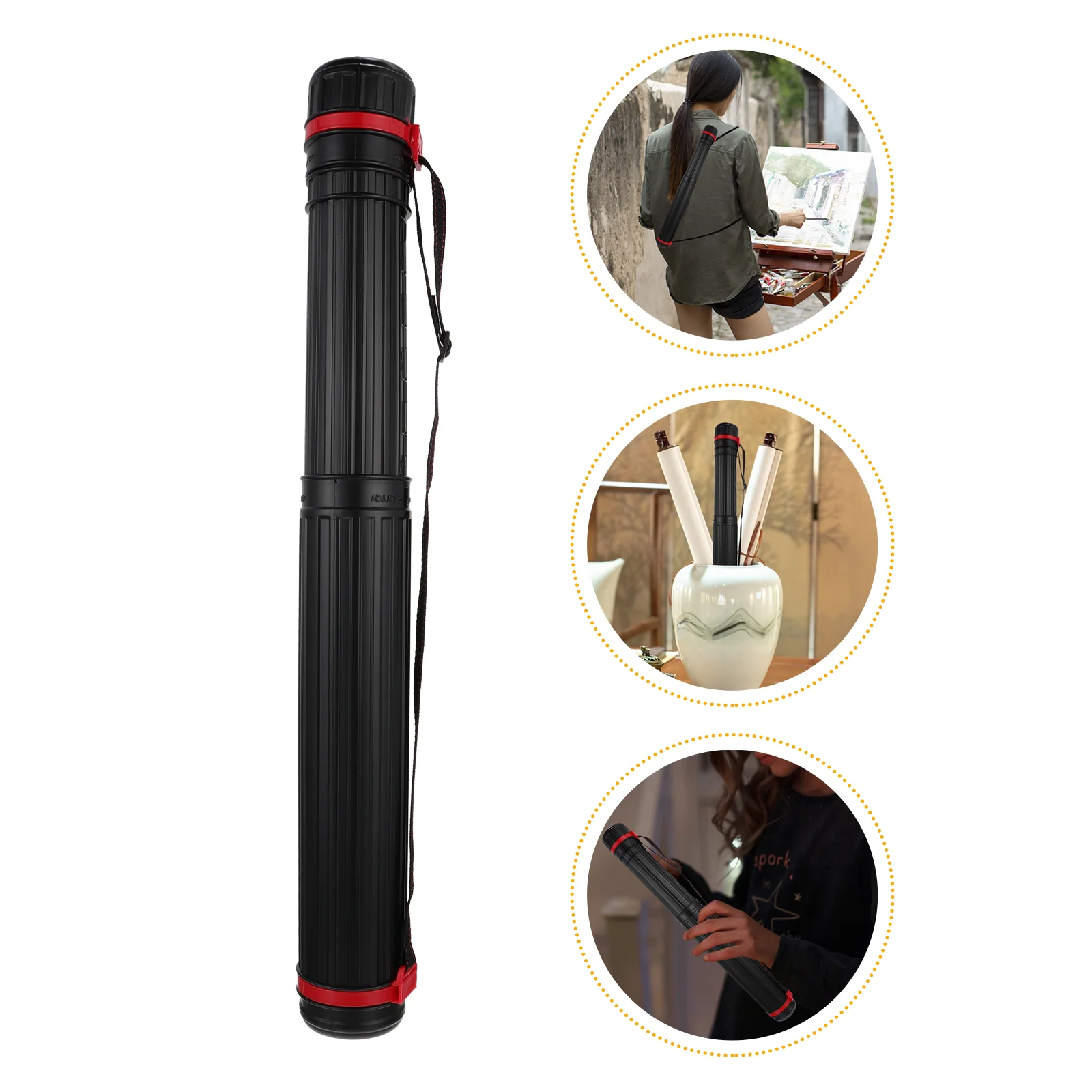 

Tube Poster Storage Tubes Document Blueprint Telescoping Expandable Drawing Drafting Holdercarrying Mailing Shoulder Extendable