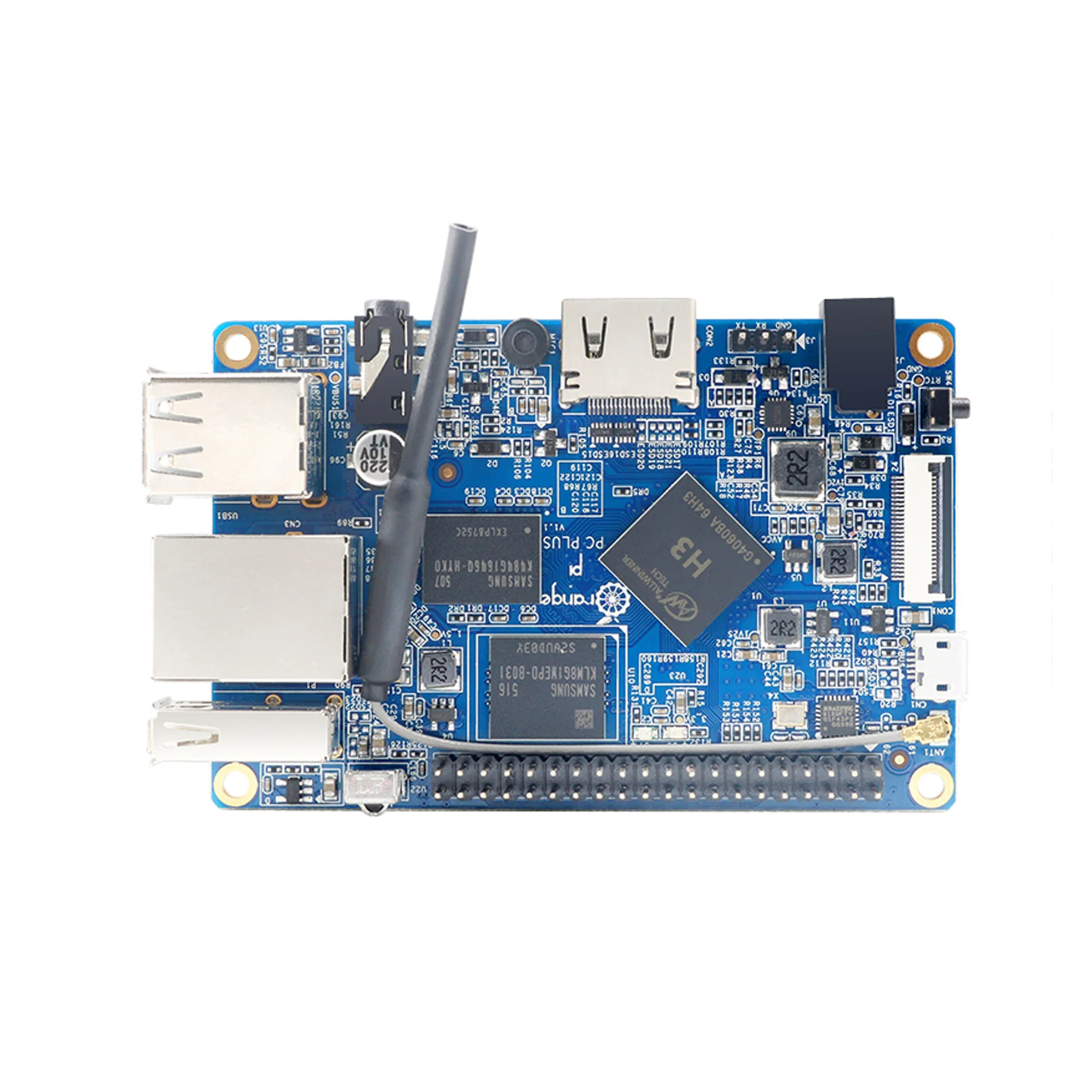 Orange Pi PC Plus Board RAM 1G с 8 ГБ Emmc Flash Мини-одиночная плата открытым исходным кодом