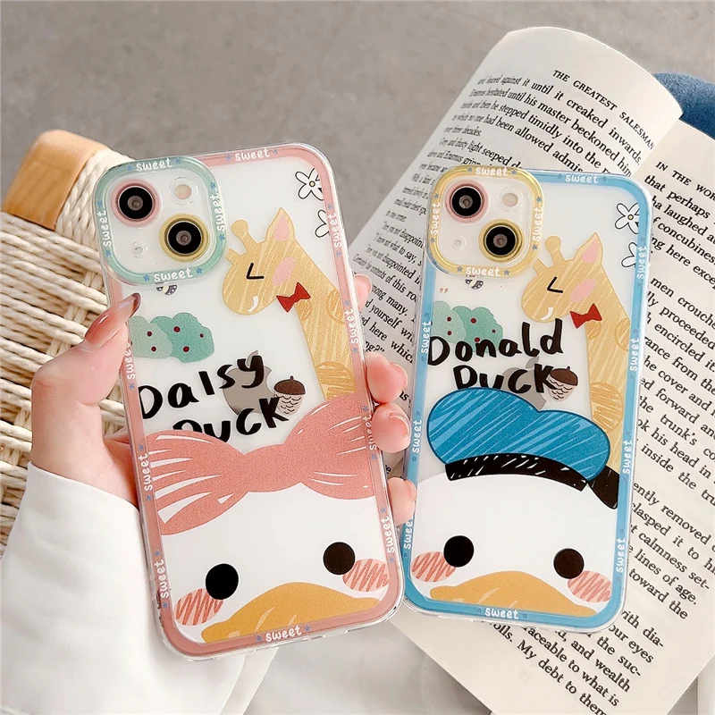 

Disney Donald Duck Daisy Phone Case for Huawei NOVA 5 6 7 8 Pro 3i 8i P 50 40 30 Pro Mate 30 40 Pro Honor 30 9x Cover