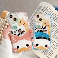 disney donald duck daisy phone case for huawei nova 5 6 7 8 pro 3i 8i p 50 40 30 pro mate 30 40 pro honor 30 9x cover