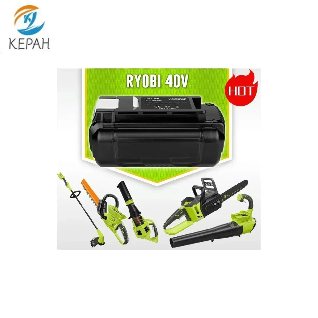 Сменная литиевая батарея 40 В 6 0 Ач подходит для Ryobi 100% совместима с аккумуляторным