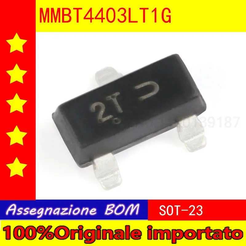 100 шт./лот предметы интерьера MMBT4403LT1G печать 2 t SOT - 23 PNP Транзистор Триод SMD