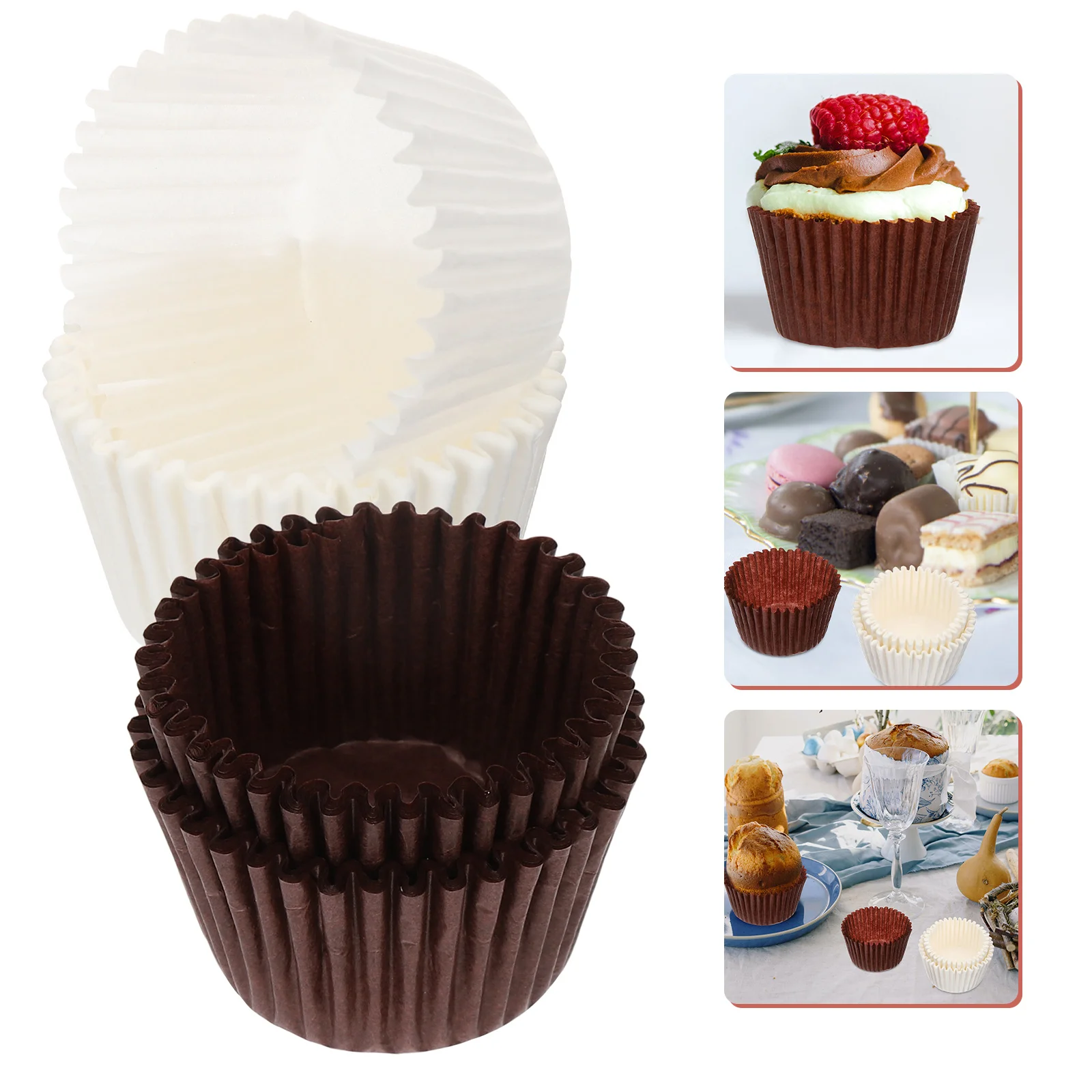 

1000 Pcs Candy Cup Cupcake Liner Muffin Paper Liner Cupcake Wrappers Cake Pad Paper Disposable Paper Baking Cups Cupcake Cups