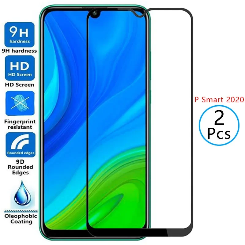 Защитное закаленное стекло 9d для huawei p smart 2020 защитная пленка экрана psmart2020 psmart smar