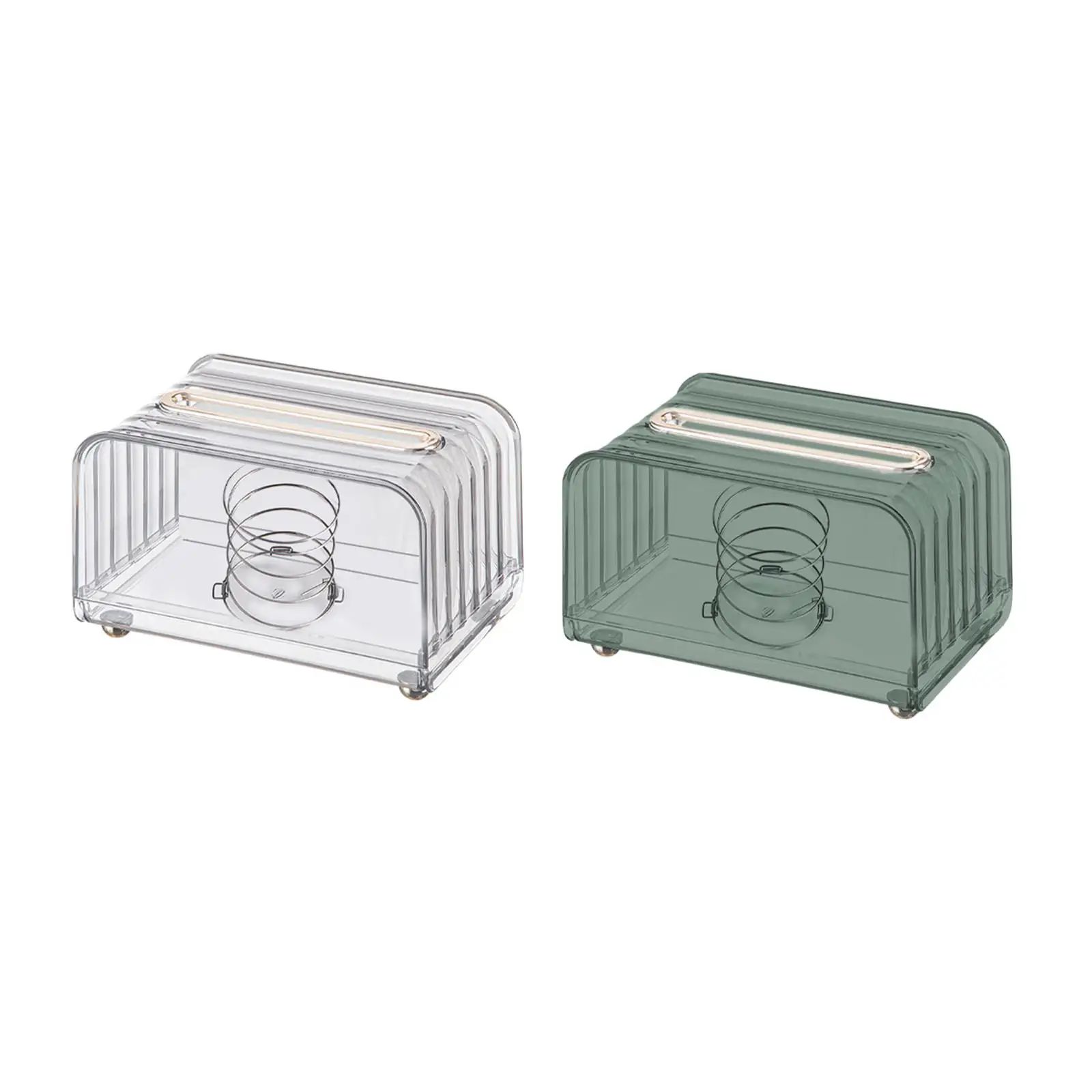 Clear Tissue Box Holder Nonslip Car Decoration Napkin Holder