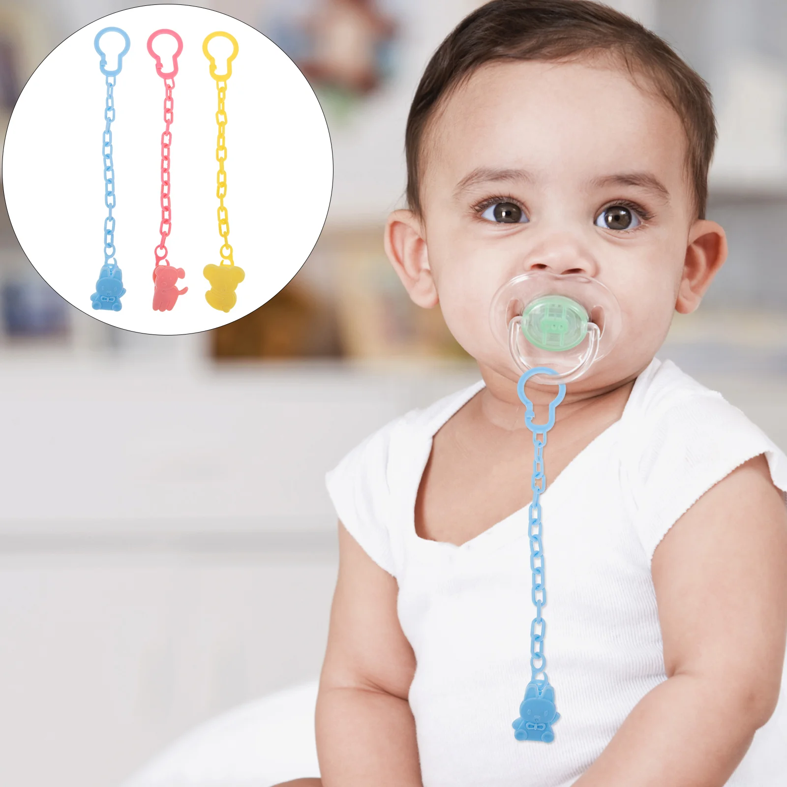 

Прорезыватель для зубов для младенцев, с цепочкой