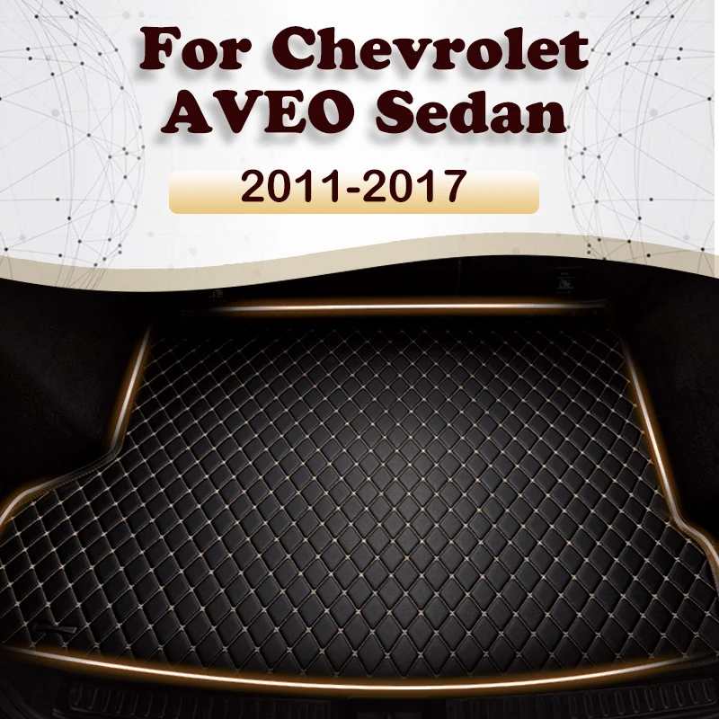 

Коврик для багажника автомобиля для Chevrolet AVEO Sedan 2011 2012 2013 2014 2015 2016 2017, пользовательские автомобильные аксессуары, украшение интерьера автомобиля