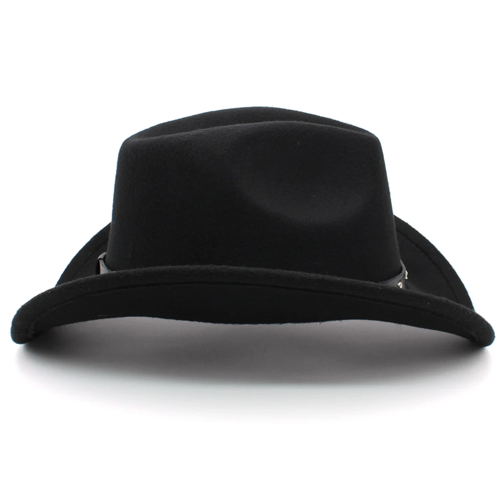 Мужская/Женская/Детская шерстяная ковбойская шляпа 3 размера |