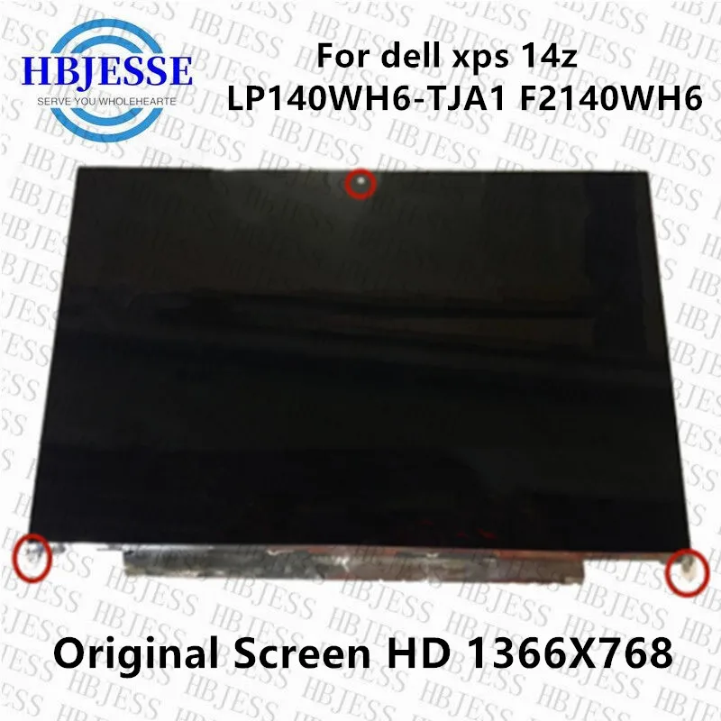Original lcd display replacement for dell xps 14z L421 LP140WH6-TJA1 F2140WH6 Laptop LCD Screen 14-inch panel 1366 * 768 40pins