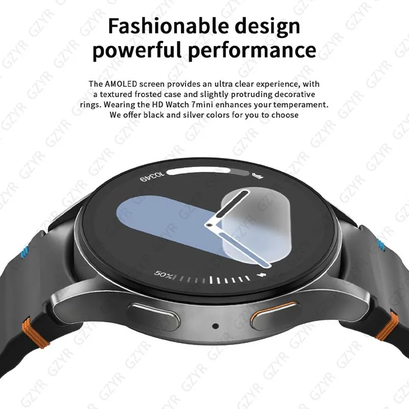 Новинка для Galaxy Watch 7 мужские умные часы GPS спортивная трек AMOLED-экран HD Bluetooth вызов