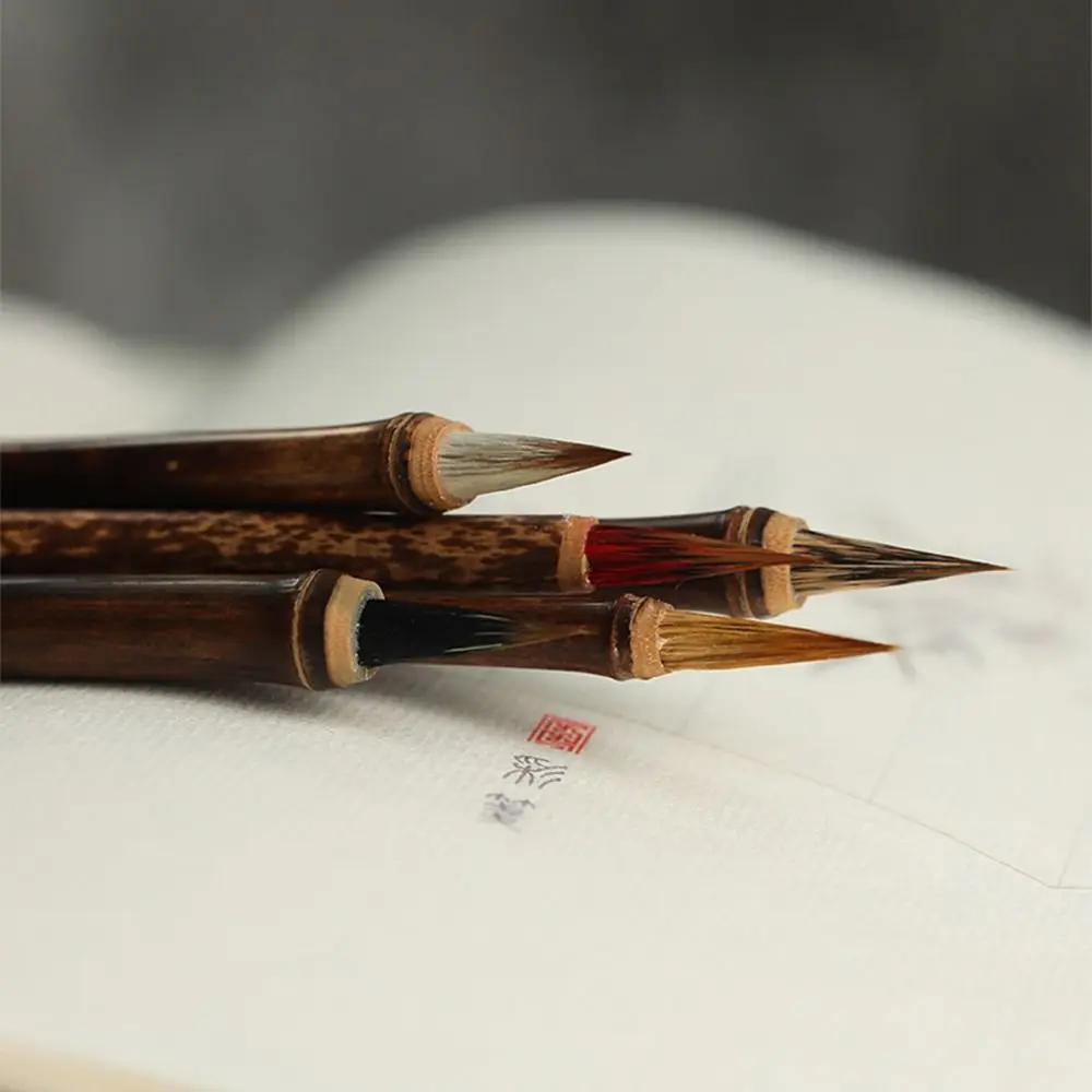 Качественный художественный Рисунок из волчьей шерсти китайские кисти для