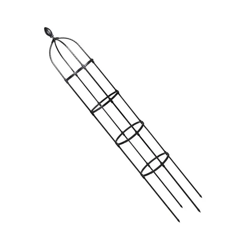 

Садовый обелиск, металлическая решетка, 3 размера, полиэтиленовое покрытие, стальная подставка для цветов для альпинизма, диаметр 12,5 дюйма, ...