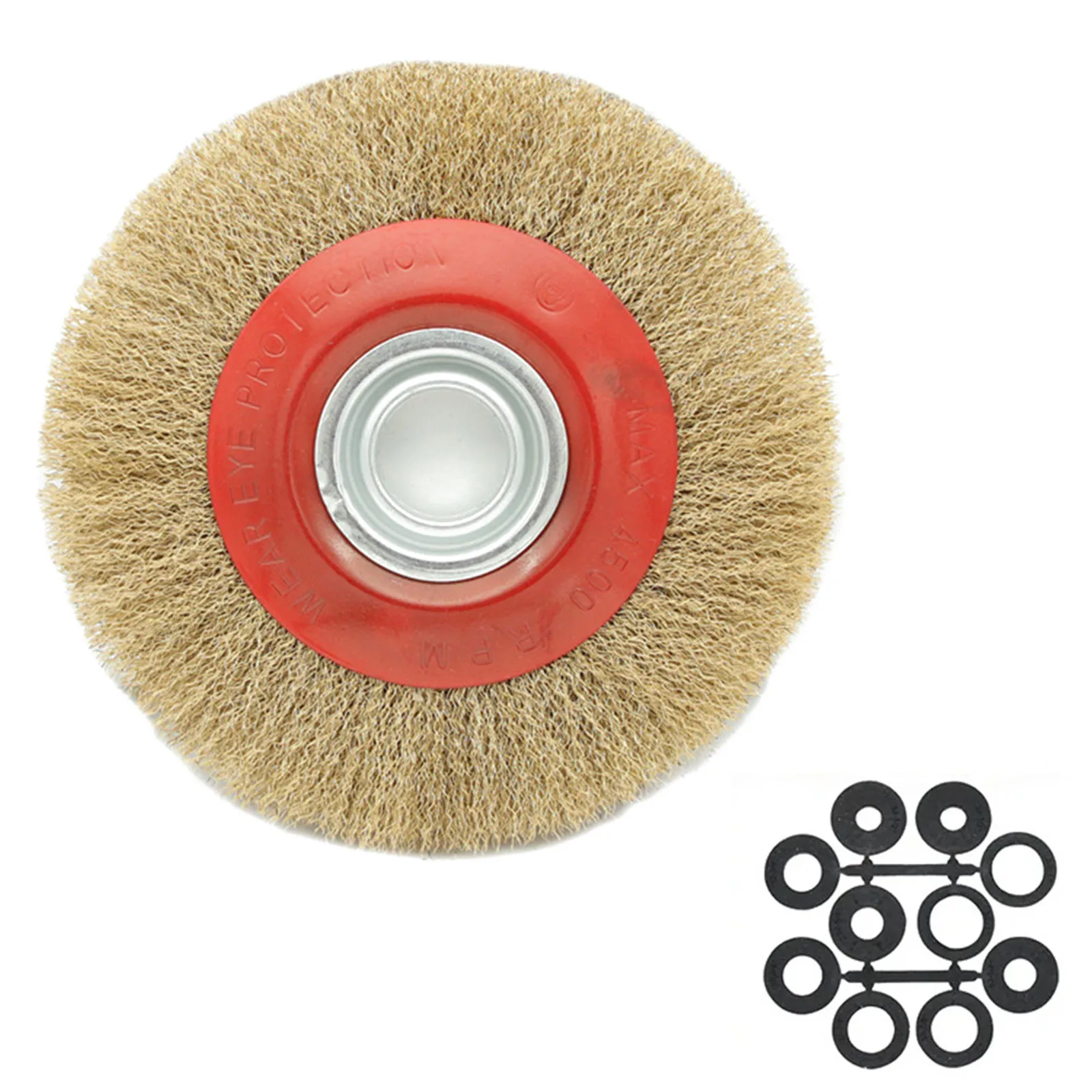 

Durable Wire Wheel Brush Brush Copper Flat Crimped For Angle Grinder Plating Safety Stainless Steel Wire Wheel