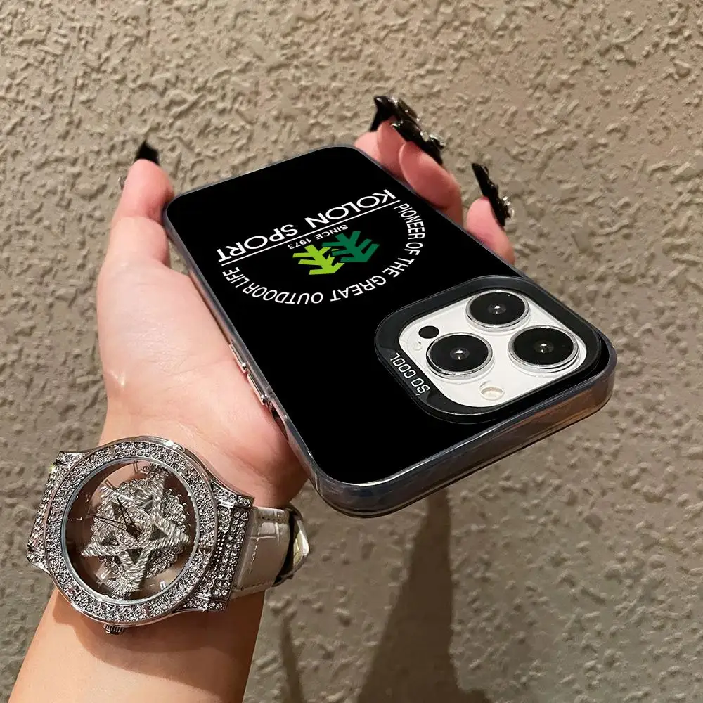 Чехол для мобильного телефона K-Kolon Sport iPhone 16 15 14 13 12 11 X XR XS 8 7 Pro Max Plus цветной