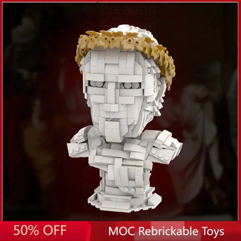 971 шт. Star Plan MOC римский император мраморный бюст боевая модель строительный блок