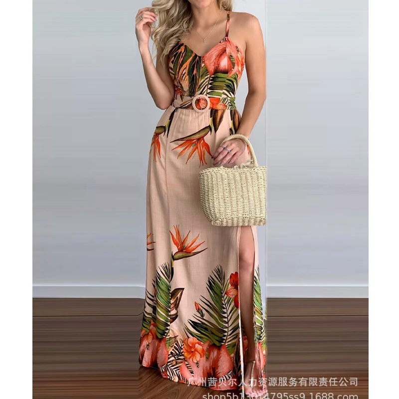 Платье женское с завышенной талией модное приталенное элегантное пикантное