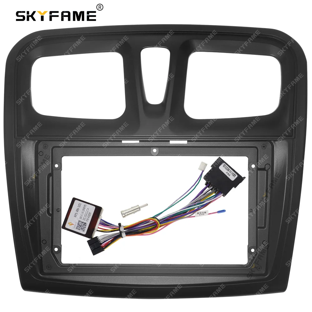 SKYFAME Автомобильная рамка адаптер Canbus коробка для Renault Logan Sandero Duster Symbol Android радио Dask