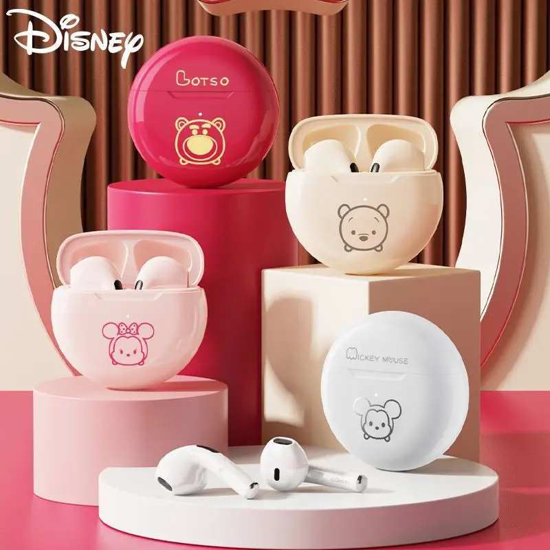 

Disney Cute True Wireless Bluetooth Headphones New Ladies Kawaii High Value Sports Game Music Universal Mini Student Party Boys