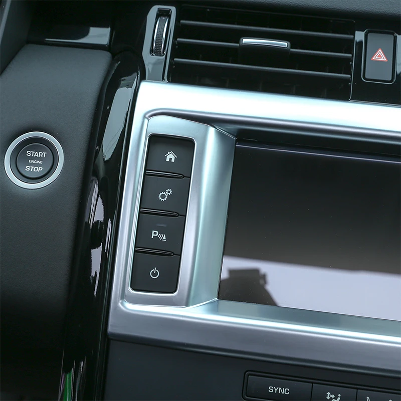 Автомобильная матовая серебряная навигационная рамка из АБС-пластика