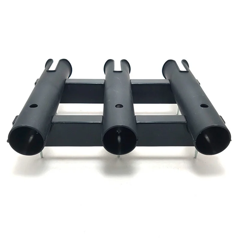 

1 шт. коробка для лодки, морской рыбалки, Каяка, лодки, яхты, 3 трубки, пластиковые стеллажи для удочек, держатель, розетка