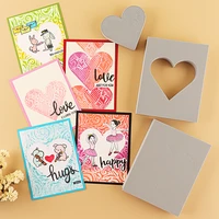 heart stamping foam to create reverse stamped background blending foams for scrapbooking craft card front making foam blocks