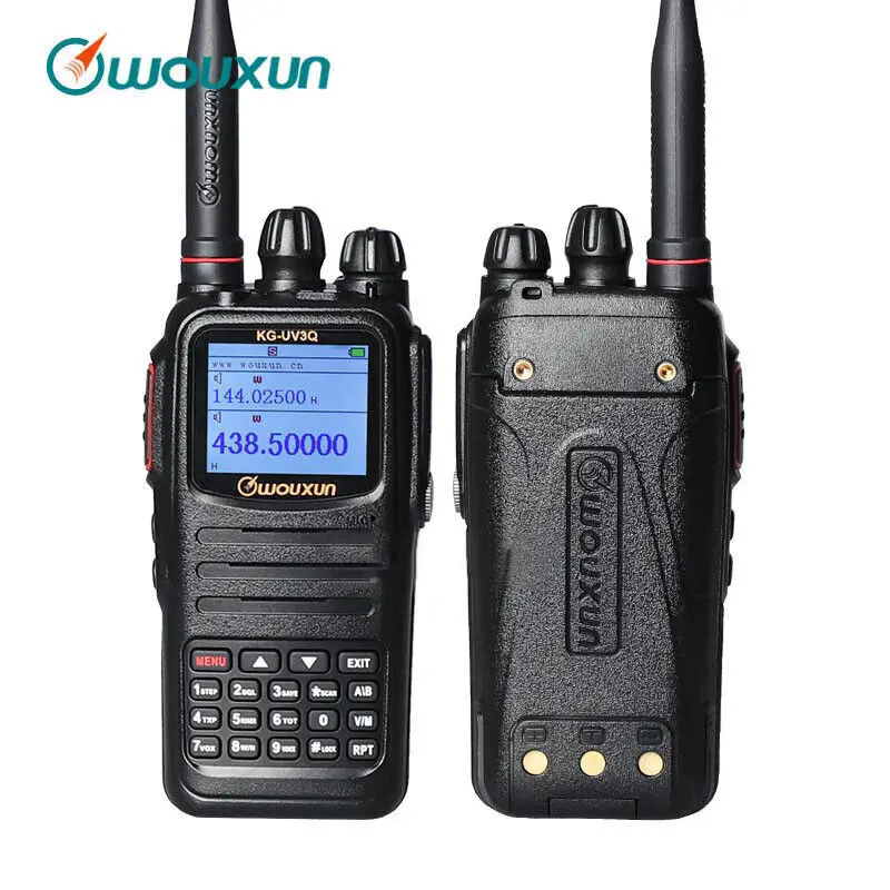 10 шт. оригинальный WouXun KG-UV3Q аналоговый VHF/UHF двухдиапазонный 999CH Вт высокая