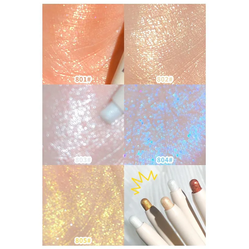 Гелевая подводка-карандаш для век с блестками