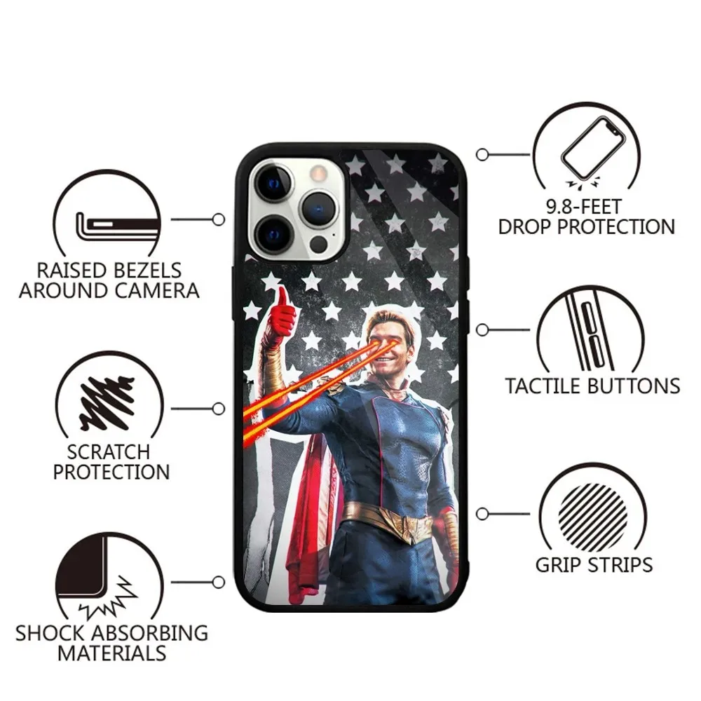 Чехол для телефона H-HomelanderS с сильным магнитом IPhone 16 15 14 13 Pro Max Plus 11 12 Мини