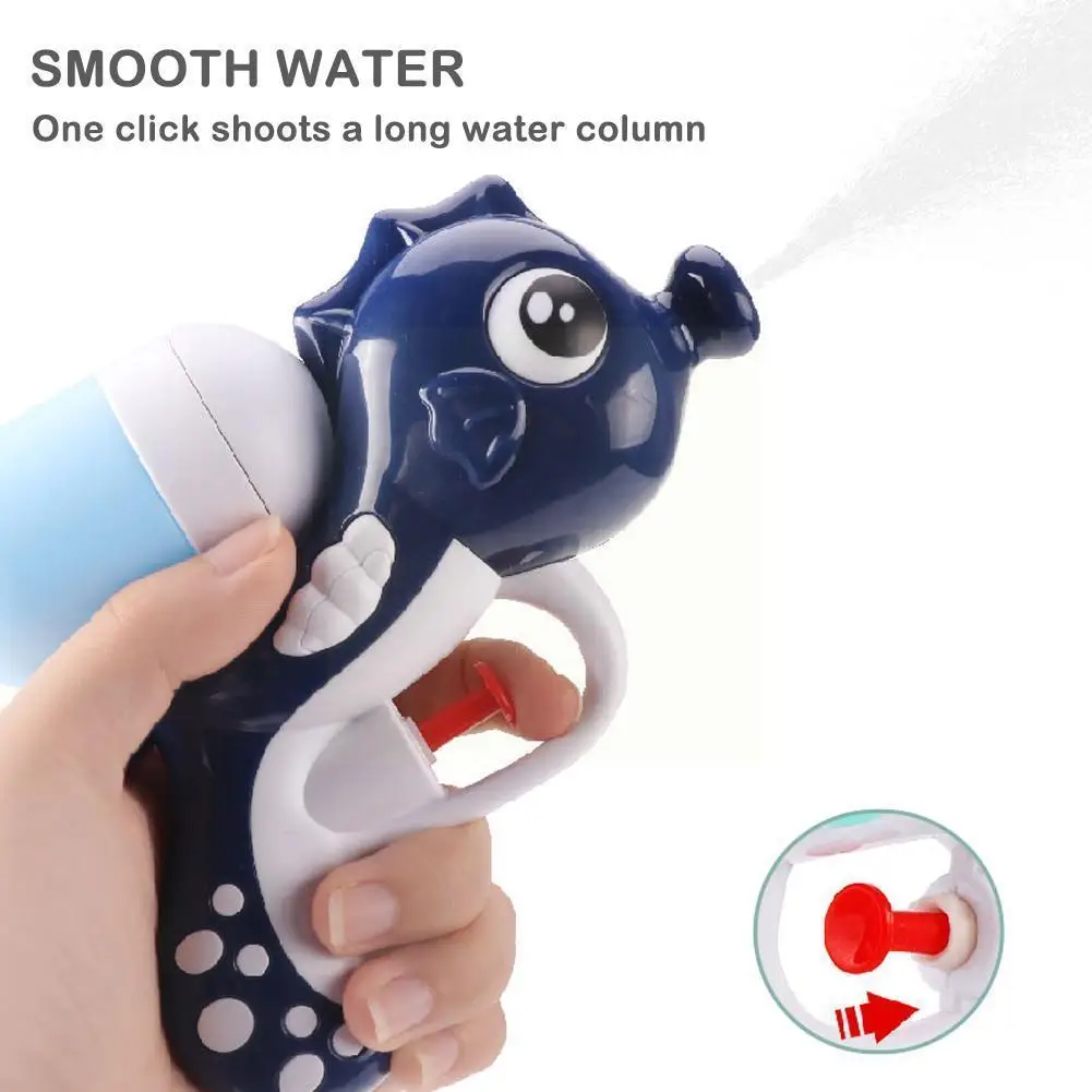 

Outdoor Beach Game Toy Kids Water Gun Toys Plastic Squirt Water Random Party Toy Sand Beach Shark Seahorse Toys Outdoor V8l7
