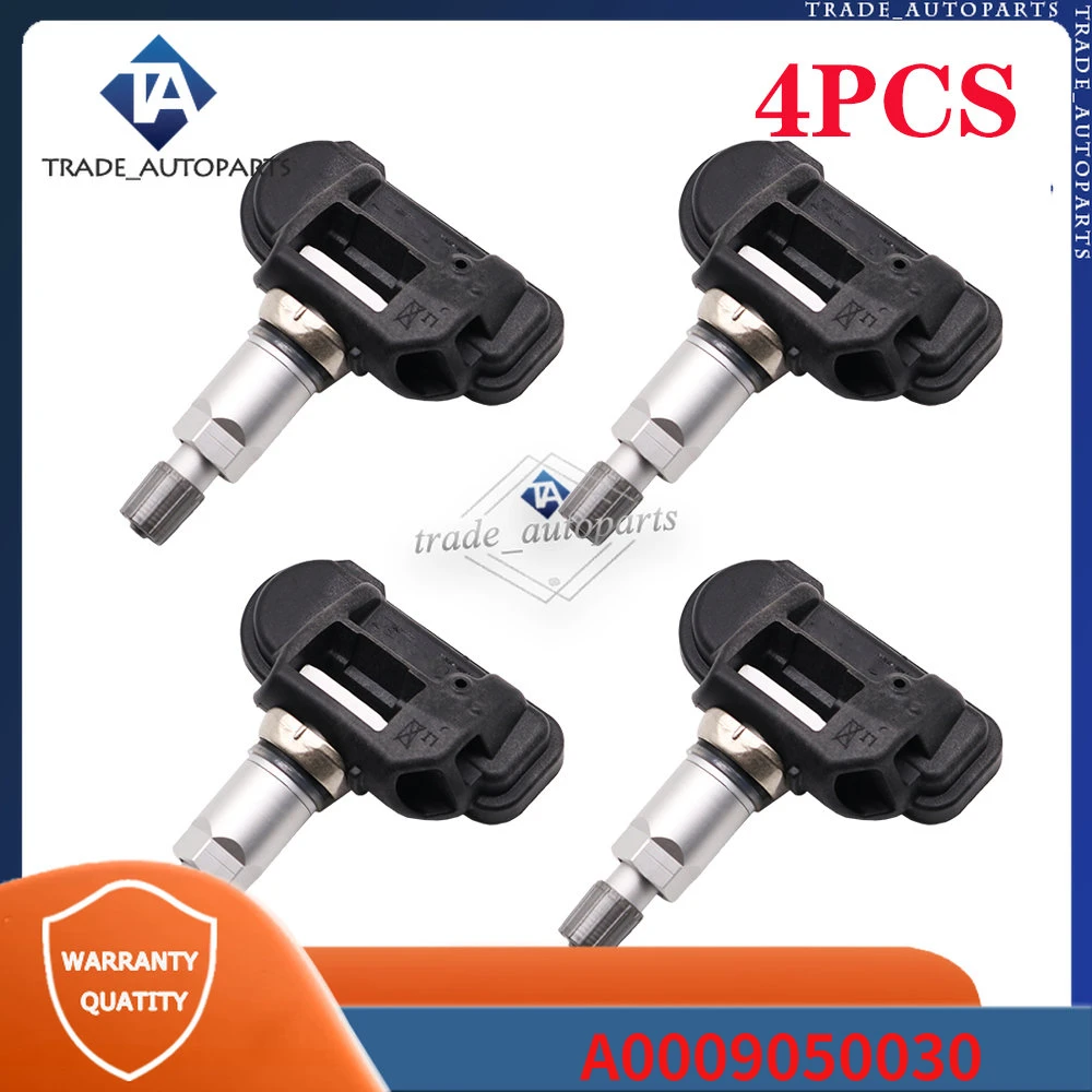 

A0009050030 670002790 For Infiniti QX30 Mercedes-Benz C-Class ML-Class GLS SLC SLK [R172] 433MHz TPMS Tire Pressure Sensor 4Pcs