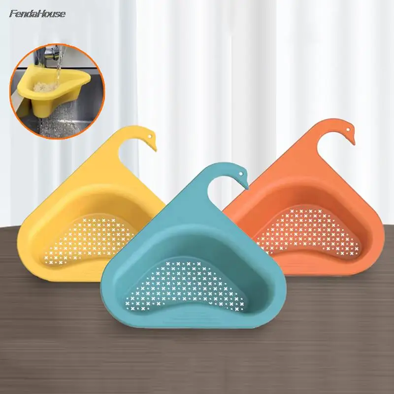 

HOT! Sink Swan Drain Basket General Drain Basket Kitchen Leftover Sink Strainer